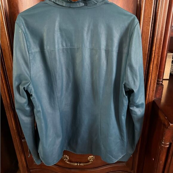 Elie Tahary Lamb Leather Jacket. - Picture 3 of 6